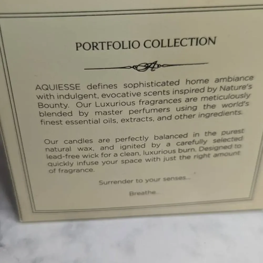 New Aquiesse 5 oz scented soy jar candle currant and rose